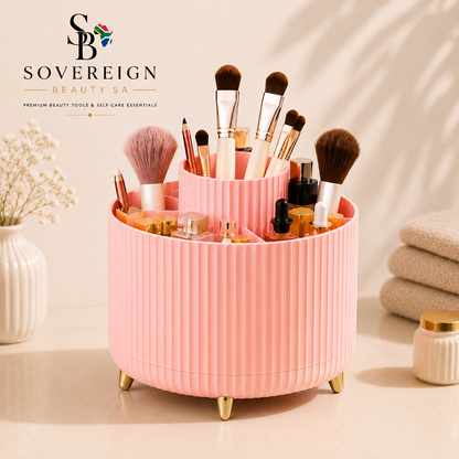 360° Rotating Makeup Brush & Beauty Organiser